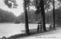 carte postale ancienne de Tervueren Le Parc - Vue sur les Etangs