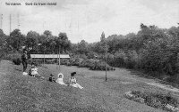 carte postale ancienne de Tervueren Gare du tram vicinal