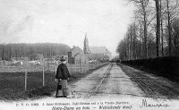 carte postale ancienne de Overijse Notre-Dame au bois Welriekende dreef