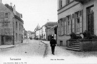 carte postale ancienne de Tervueren Rue de Bruxelles