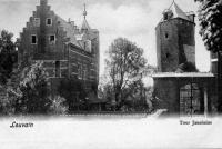 carte postale ancienne de Louvain Tour Jansénius