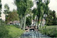carte postale ancienne de Ruisbroek Pont de Mastel