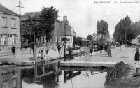 carte postale ancienne de Ruisbroek Le Canal vers Loth