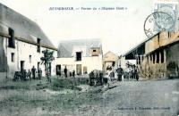 carte postale ancienne de Ruisbroek Ferme du Chapeau blanc