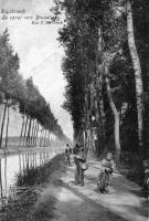 carte postale ancienne de Ruisbroek Le Canal vers Bruxelles