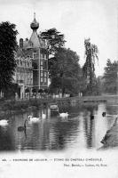 carte postale ancienne de Heverlee Etang du Château d'Heverlee