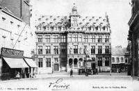 carte postale ancienne de Hal Hôtel de ville