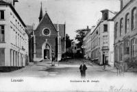 carte postale ancienne de Louvain Sanctuaire de Saint Joseph