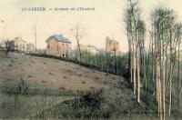 carte postale ancienne de Linkebeek Avenue de l'hospice