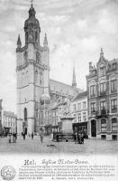 carte postale ancienne de Hal Eglise Notre-Dame