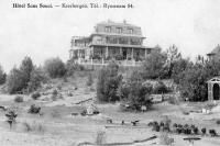 carte postale ancienne de Keerbergen Hôtel Sans-Souci