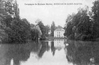 carte postale ancienne de Dilbeek Campagne de Madame Marlier, Bodeghem-Saint-Martin