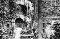 carte postale ancienne de Tervueren Grotte Notre Dame de Lourdes