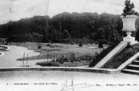 carte postale ancienne de Tervueren Un coin du parc