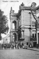 carte postale ancienne de Vilvorde L'Hôtel de ville