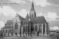 carte postale ancienne de Vilvorde Eglise Paroissiale