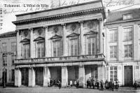 carte postale ancienne de Tirlemont L'hôtel de ville