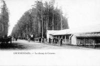 carte postale ancienne de Hoeilaart Le champ de courses