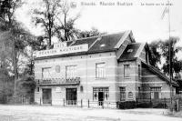 carte postale ancienne de Vilvorde Réunion nautique - Borght - La facade sur le canal