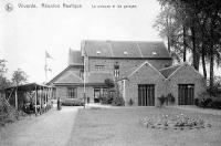 carte postale ancienne de Vilvorde Réunion nautique - la pelouse et les garages