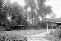 carte postale ancienne de Vilvorde Réunion nautique - Jardin et jeu de quilles