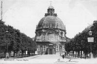 postkaart van Scherpenheuvel Vue sur l'Eglise.