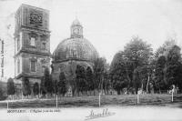 carte postale ancienne de Montaigu L'Eglise (vue de côté)