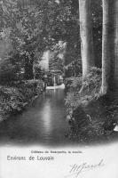 carte postale ancienne de Neerijse Château de Neerysche, le moulin.