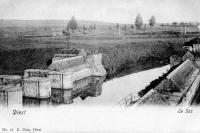 carte postale ancienne de Diest Le Sas