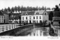 carte postale ancienne de Diest Le Quai