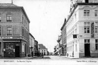 carte postale ancienne de Montaigu La rue de l'Eglise