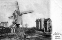 carte postale ancienne de Montaigu Le Moulin et le Château Michiels