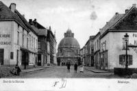 carte postale ancienne de Montaigu Rue de la Station