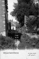 carte postale ancienne de Woluwe-Saint-Etienne Le vieux moulin