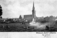 carte postale ancienne de Woluwe-Saint-Etienne Vue générale