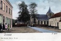 carte postale ancienne de Linkebeek L'église