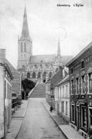 carte postale ancienne de Alsemberg L'église