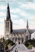 carte postale ancienne de Alsemberg L'église