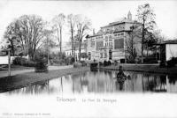 carte postale ancienne de Tirlemont Le Parc St. Georges