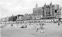 carte postale ancienne de Blankenberge La Plage