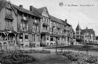 postkaart van De Panne Square Albert Ier