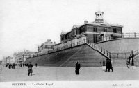 carte postale ancienne de Ostende Le châlet royal