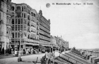 carte postale ancienne de Blankenberge La Digue