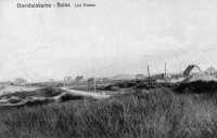 carte postale ancienne de Oostduinkerke Les dunes