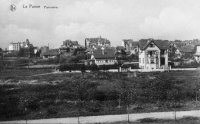 carte postale ancienne de La Panne Panorama