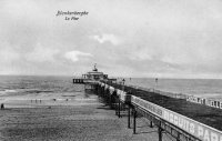 carte postale ancienne de Blankenberge Le Pier