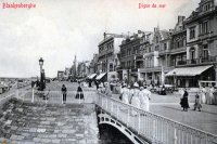 postkaart van Blankenberge Digue de mer