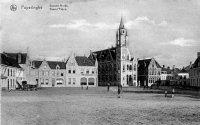 carte postale ancienne de Poperinge Grand'Place.