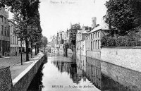 carte postale ancienne de Bruges Le Quai des Marbriers