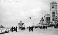 carte postale ancienne de Blankenberge Le casino